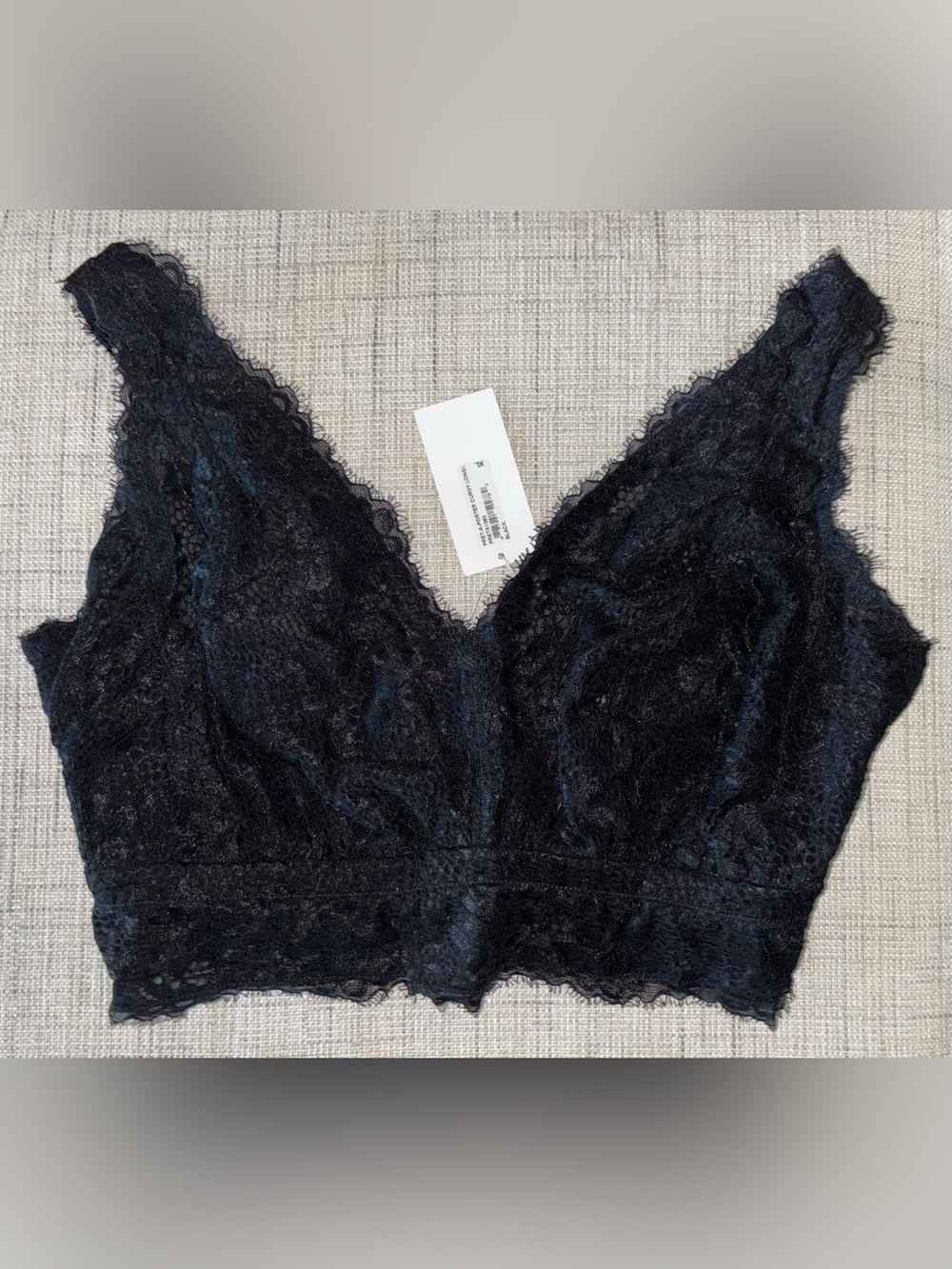 Cosabella Pret-A-Porter Curvy Longline Bralette in Black Size XL (38DD—40G) NWT